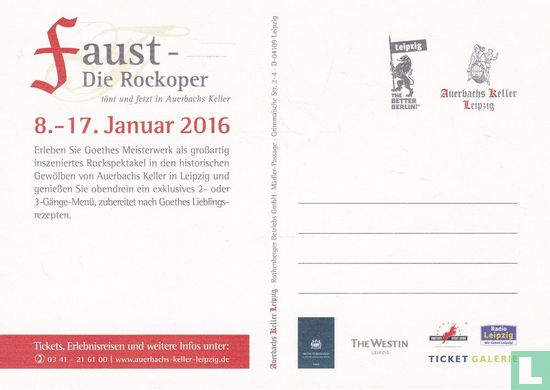 Auerbachs Keller Leipzig - Faust - Die Rockoper - Afbeelding 2