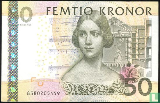 Sweden 50 Kronor (200) 8 - Image 1