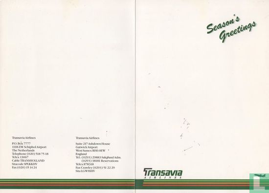 Transavia - Kerstkaart  - Image 2