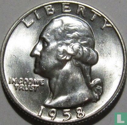 Vereinigte Staaten ¼ Dollar 1958 (D) - Bild 1