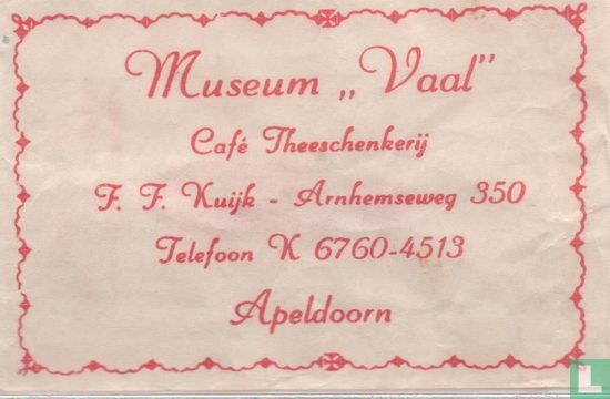 Museum "Vaal" Café Theeschenkerij - Bild 1