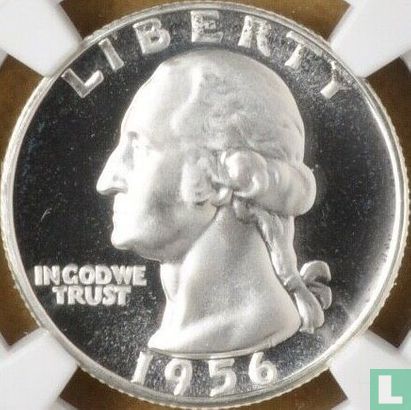 Vereinigte Staaten ¼ Dollar 1956 (PP) - Bild 1