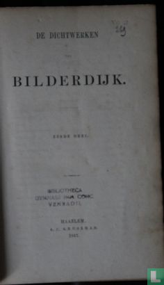 De Dichtwerken van Willem Bilderdijk - Bild 2