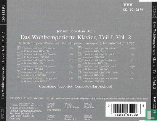 Johann Sebastian Bach, Das Wohltemperierte Klavier, Teil 1/II - Afbeelding 2