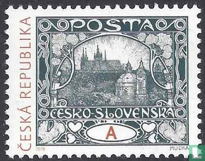 100 jaar Hradschin-postzegels