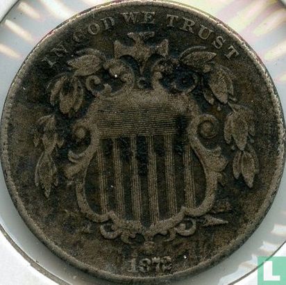 Verenigde Staten 5 cents 1872 - Afbeelding 1