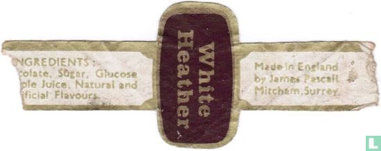 White Heather - Ingredients: Chocolate, Sugar, Glucose, Apple juice, Naturel and artificial flavours - Made in England by James Pascall Mitcham, Surrey - Afbeelding 1