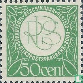 RPS spaarbankzegel 0,50