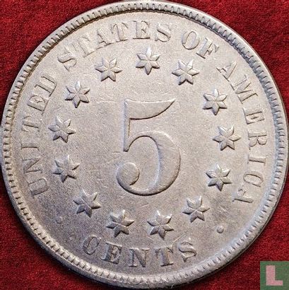 Verenigde Staten 5 cents 1873 (type 2) - Afbeelding 2