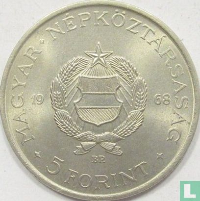 Ungarn 5 Forint 1968 "Lajos Kossuth" - Bild 1