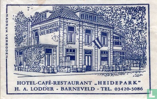 Hotel Café Restaurant "Heidepark" - Afbeelding 1