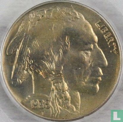 Vereinigte Staaten 5 Cent 1936 (PP - normal) - Bild 1