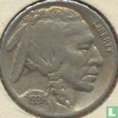 États-Unis 5 cents 1936 (S) - Image 1