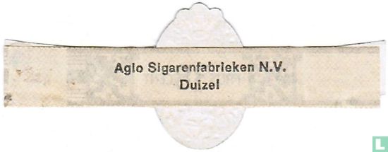 Prijs 38 cent - (Achterop: Agio Sigarenfabrieken N.V. - Duizel)   - Bild 2