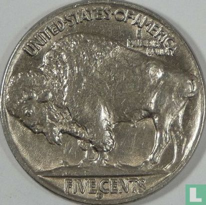 États-Unis 5 cents 1936 (D - type 1) - Image 2