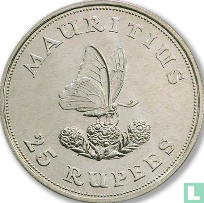 Mauritius 25 rupees 1975 "Papilio manlius" - Image 2
