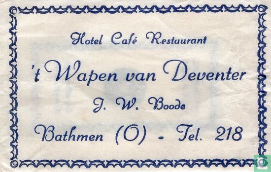 Hotel Café Restaurant 't Wapen van Deventer - Afbeelding 1