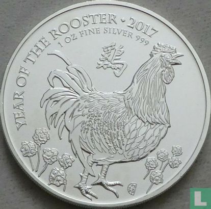 Vereinigtes Königreich 2 Pound 2017 (ungefärbte) "Year of the Rooster" - Bild 1