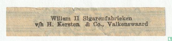 25 cent + opc.2 ct - (Achterop: Willem II Sigarenfabrieken N.V. v/h H. Kersten & Co Valkenswaard) - Afbeelding 2