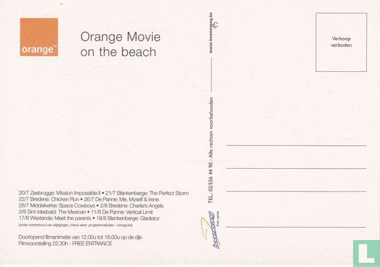 1827 - Orange "Movie on the beach" - Bild 2