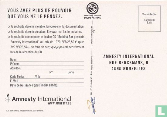 1962 - Amnesty International "Les Tyrans Sont Sans Pitié. Moi Aussi" - Image 2
