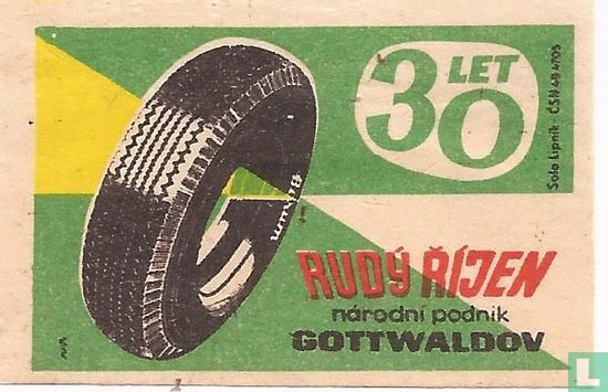 30 LET Rudy Fijen narodni podnik Gottwaldov