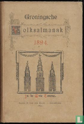 Groningsche Volksalmanak voor 1894 - Image 1