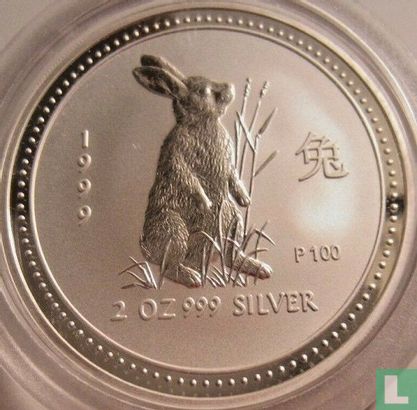 Australië 2 dollars 1999 "Year of the Rabbit" - Afbeelding 1