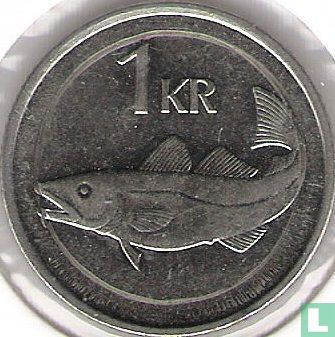 IJsland 1 króna 1992 - Afbeelding 2