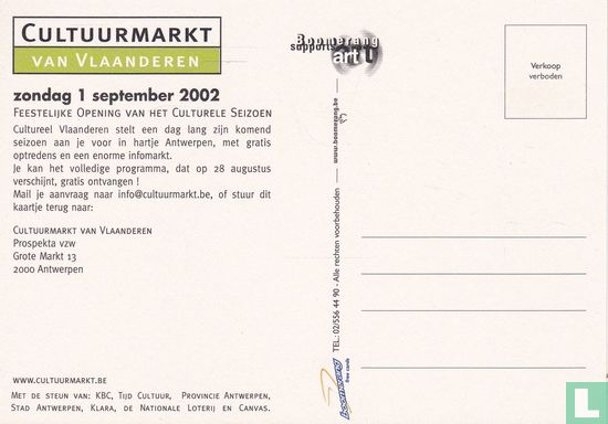 2224 - Cultuurmarkt van Vlaanderen - Afbeelding 2