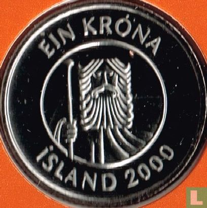 IJsland 1 króna 2000 - Afbeelding 1