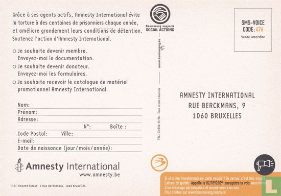 2694* - Amnesty international "Une Efficacité Prouvée" - Bild 2