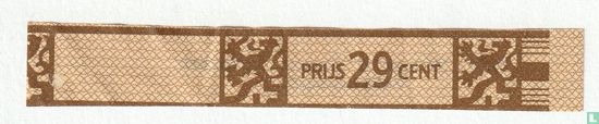 Prijs 29 cent - (Achterop: N.V. Willem II Sigaren Fabrieken Valkenswaard) - Afbeelding 1
