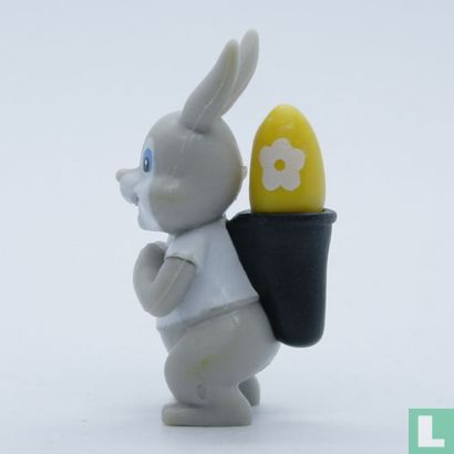 Gray rabbit with backpack - Image 3
