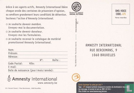 2693 - Amnesty international "Une Efficacité Prouvée" - Image 2