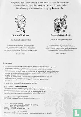 Boekpresentatie Bommellexicon en Bommelcitatenboek