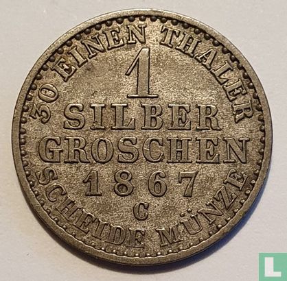 Pruisen 1 silbergroschen 1867 (C) - Afbeelding 1