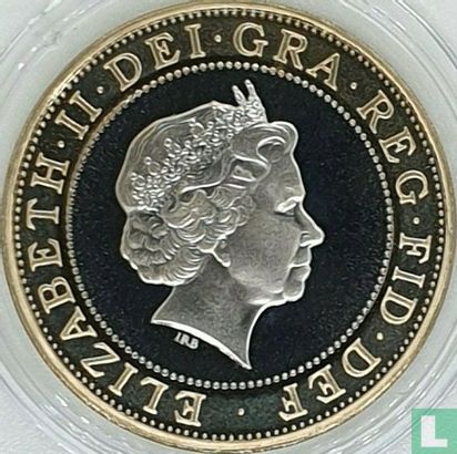 Verenigd Koninkrijk 2 pounds 2003 (PROOF - zilver) "50th anniversary Discovery of DNA" - Afbeelding 2