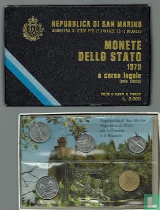 San Marino mint set 1979 (5 coins) - Image 1