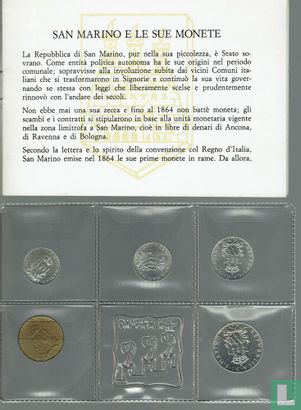 San Marino mint set 1979 (5 coins) - Image 2