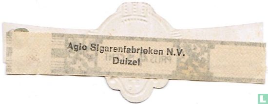 Prijs 43 cent - (Achterop: Agio Sigarenfabrieken N.V. - Duizel)  - Afbeelding 2