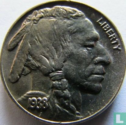 United States 5 cents 1938 (Buffalo type - D) - Image 1