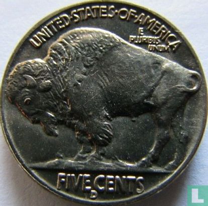 United States 5 cents 1938 (Buffalo type - D) - Image 2