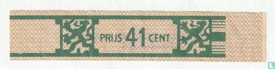 Prijs 41 cent - (Achterop: Willem II - Sigarenfabrieken - Valkenswaard) - Afbeelding 1