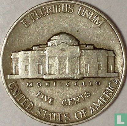 Vereinigte Staaten 5 Cent 1938 (Jefferson type - ohne Buchstabe) - Bild 2