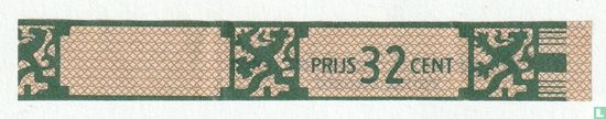 Prijs 32 cent - (Achterop: N.V. Willem II Sigaren Fabrieken Valkenswaard) - Afbeelding 1