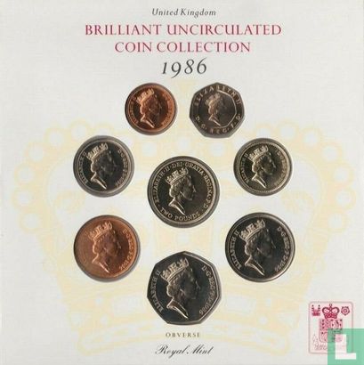 United Kingdom mint set 1986 - Image 2