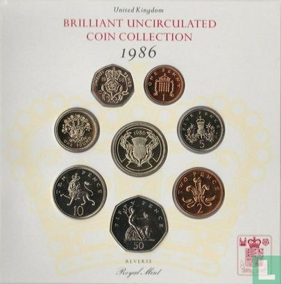 United Kingdom mint set 1986 - Image 3