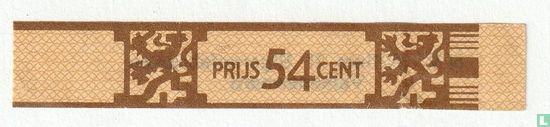 Prijs 54 cent - N.V. Willem II Sigaren Fabrieken Valkenswaard - Afbeelding 1