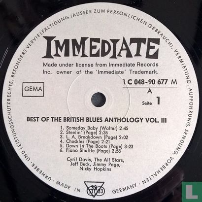 Best of the British Blues Anthology Vol. 3 - Afbeelding 3